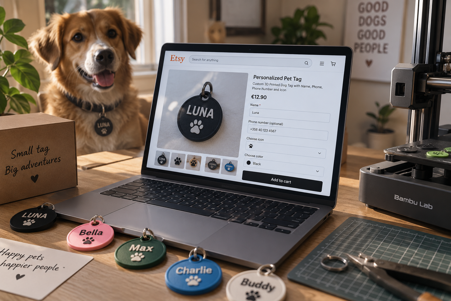 How to Launch a Personalized 3D Product on Etsy